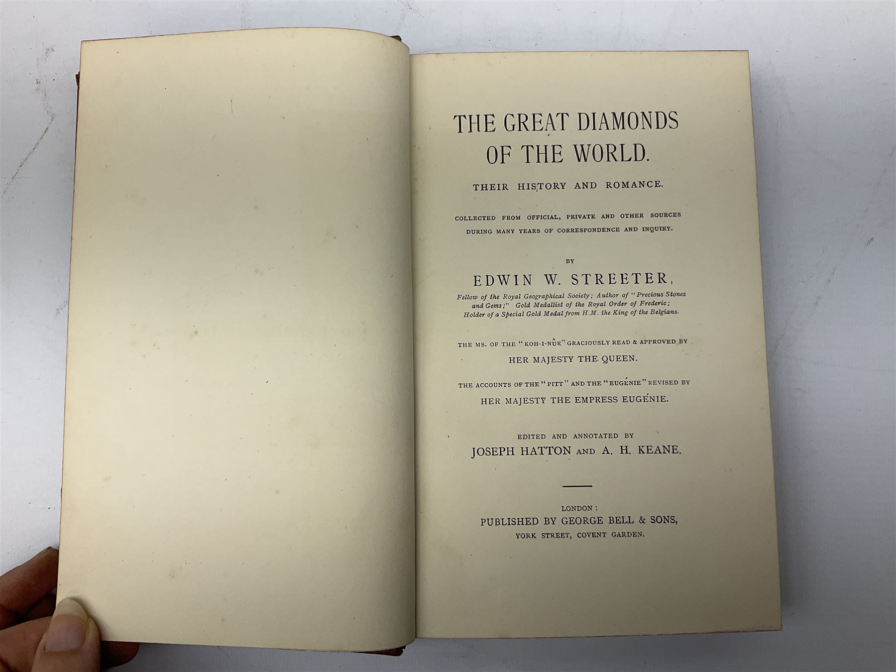 Twenty-seven 19th century leather bound books including The History of Napoleon Edited by R.H. Horne.1841; The Great Diamonds of the World by Edwin W. Streeter. 1882 Second edition; works by Voltaire; etc (27)