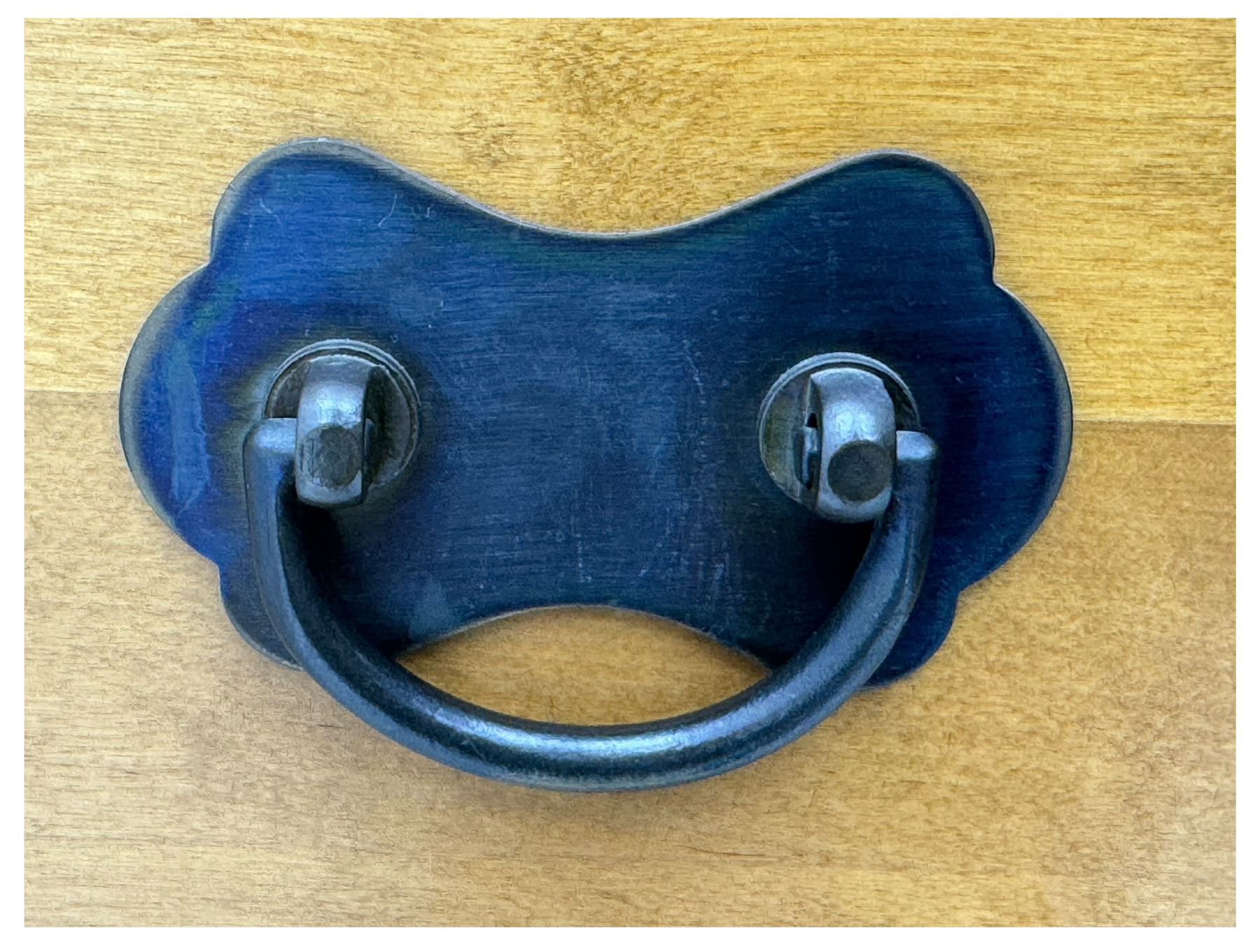 Laura Ashley - contemporary oak tall chest of drawers from the Garrat range, honeycomb rectangular top featuring central groove, over four small drawers with brass knob pulls and four long drawers with drop handles, on plinth base