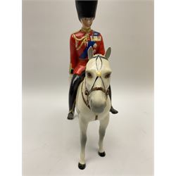 A Beswick model of H.R.H The Duke of Edinburgh mounted on Alamein at Trooping The Colour 1957, model no 1588, H27cm  