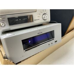 Steepletone hi-fi, Denon CD player and Arcam amp