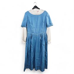 M. Caplan Furs Ottawa silver mink full length coat, another fur coat, a cape with fur trim and four vintage dresses