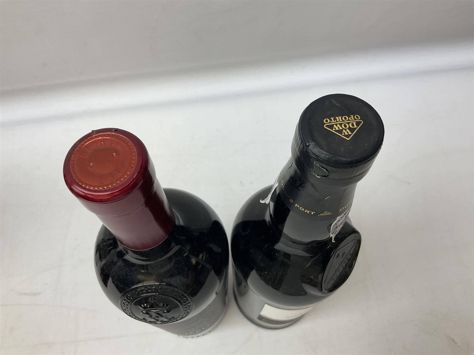 Dow's Trademark Finest Reserve Port, 75cl 20% vol, mixed red wines, two bottles Cuvee Du Vatican Cotes-du-Rhone Reserve de l'abbe 2016, 750ml 14%, Corsiero Nero Nero di Troia 750ml 13% vol and six others of various contents and proofs (9)