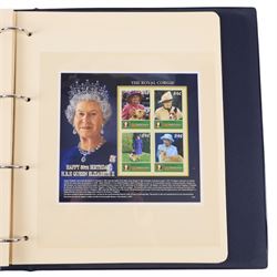 Coin and medallic covers, including 1984 first day issue Scottish one pound coin, 1999 Rugby World Cup with two pound coin, other one pound and two pound coin covers, various Royalty commemorative coin covers etc and various commemorative stamp, housed in five folders