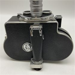 Paillard Bolex H16 STD Supreme camera body, serial no. 52058, circa 1947, with 'Taylor, Taylor, Hobson, SERITAL, f1.9 1inch, 25mm' lens
