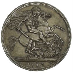 King Edward VII 1902 matt proof silver crown coin