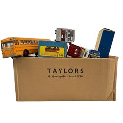 Matchbox Major Pack Car Transporter, Dinky Toys Conveyancer Fork Lift Truck, four Vanguard...