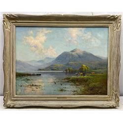 Alfred Fontville de Breanski Jnr. (British 1877-1945): 'Loch Venachar' Stirling, oil on canvas signed, titled verso 44cm x 60cm 
Provenance: private collection; with James Alder Fine Art, Hexham