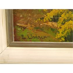 Attrib. Ernst Friedrich Lindner (Austrian 1897-1988): Rural Landscape, oil on canvas signed 48cm x 59cm