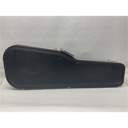 Mexican Fender Stratocaster electric guitar in black c2003 with Floyd Rose tremolo system, serial no.MZ3129600; L98cm; in Freestyle fitted case with 2006 Diamond Anniversary booklet