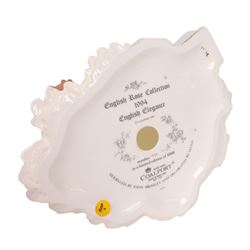 Coalport English Rose Collection : 1994 English Elegance, No. 996 of 1000, with certificate, H21cm