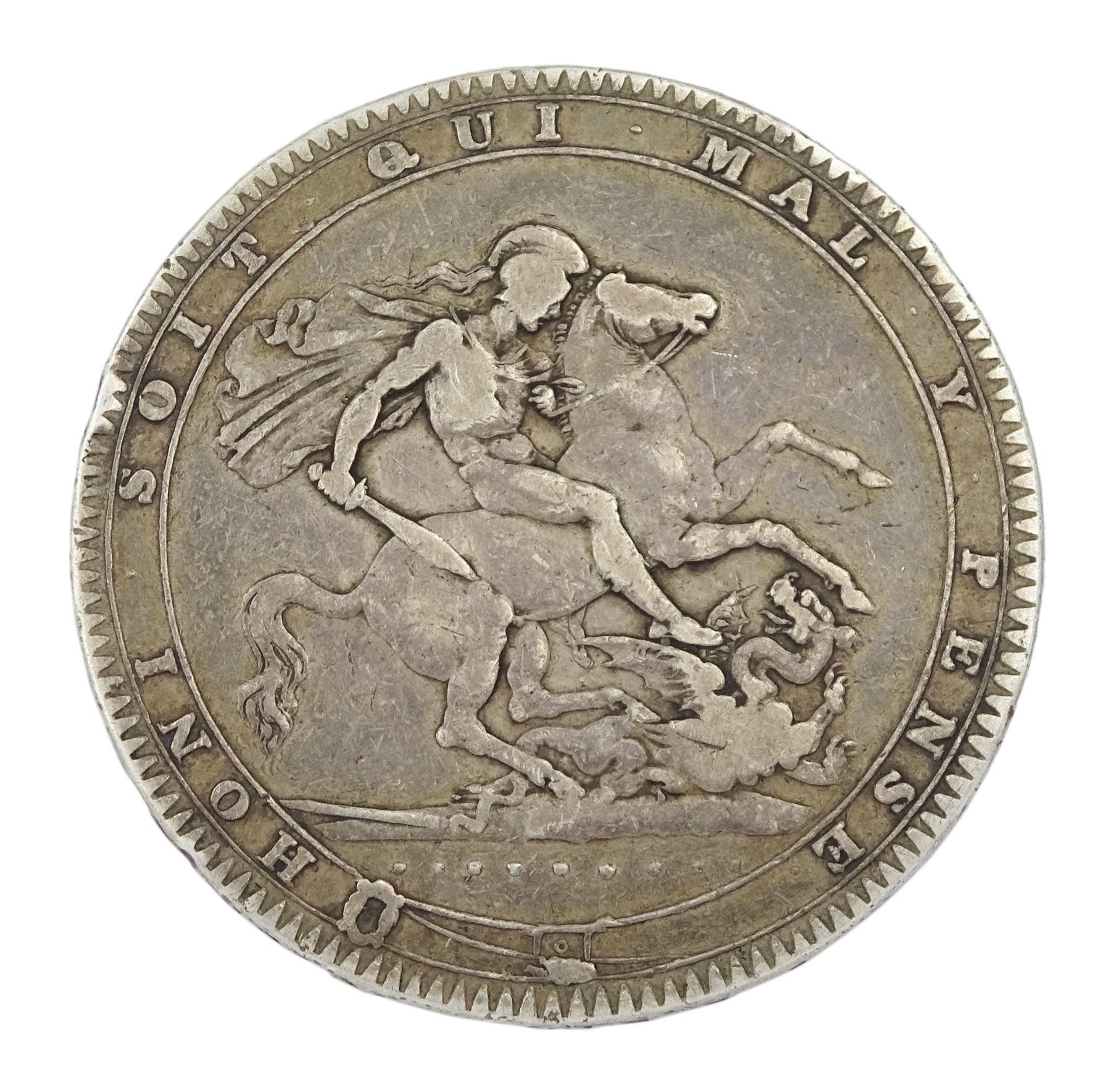 George III 1819 crown coin
