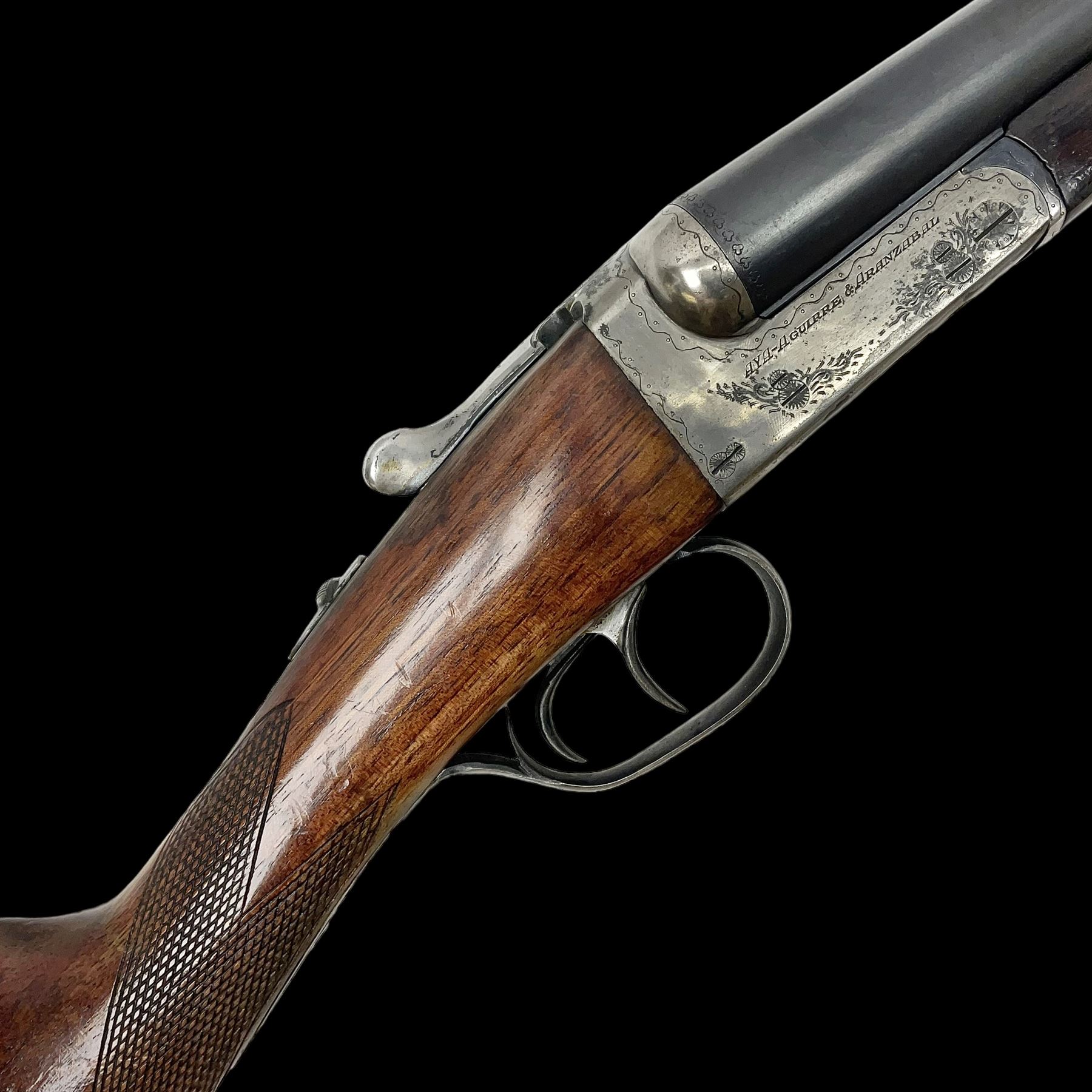 SHOTGUN CERTIFICATE REQUIRED – Spanish AYA 12-bore side-by-side double barrel boxlock ejector shotgun, 71cm(28