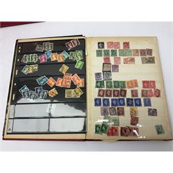 Great British stamps including Queen Elizabeth II mostly commemorative mint decimal issues with 1st class, miniature sheets etc, pre-decimal issues and other QEII stamps with mint and used, housed in four ring binder folders and loose