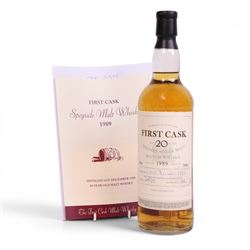 Glen Rodes, 20 year old Spreyside single malt scotch whisky, 46% vol 700ml, First Cask; di...