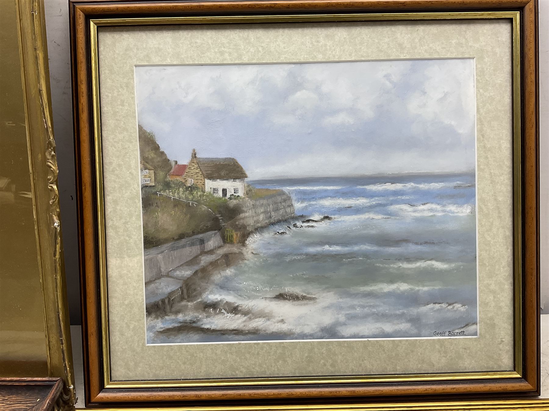 Three original watercolours, mostly local scenes, signed E M Rose, H Corbett, Harold Newton, Geoff Barrett, various prints including Rowland Henry Hill (8)