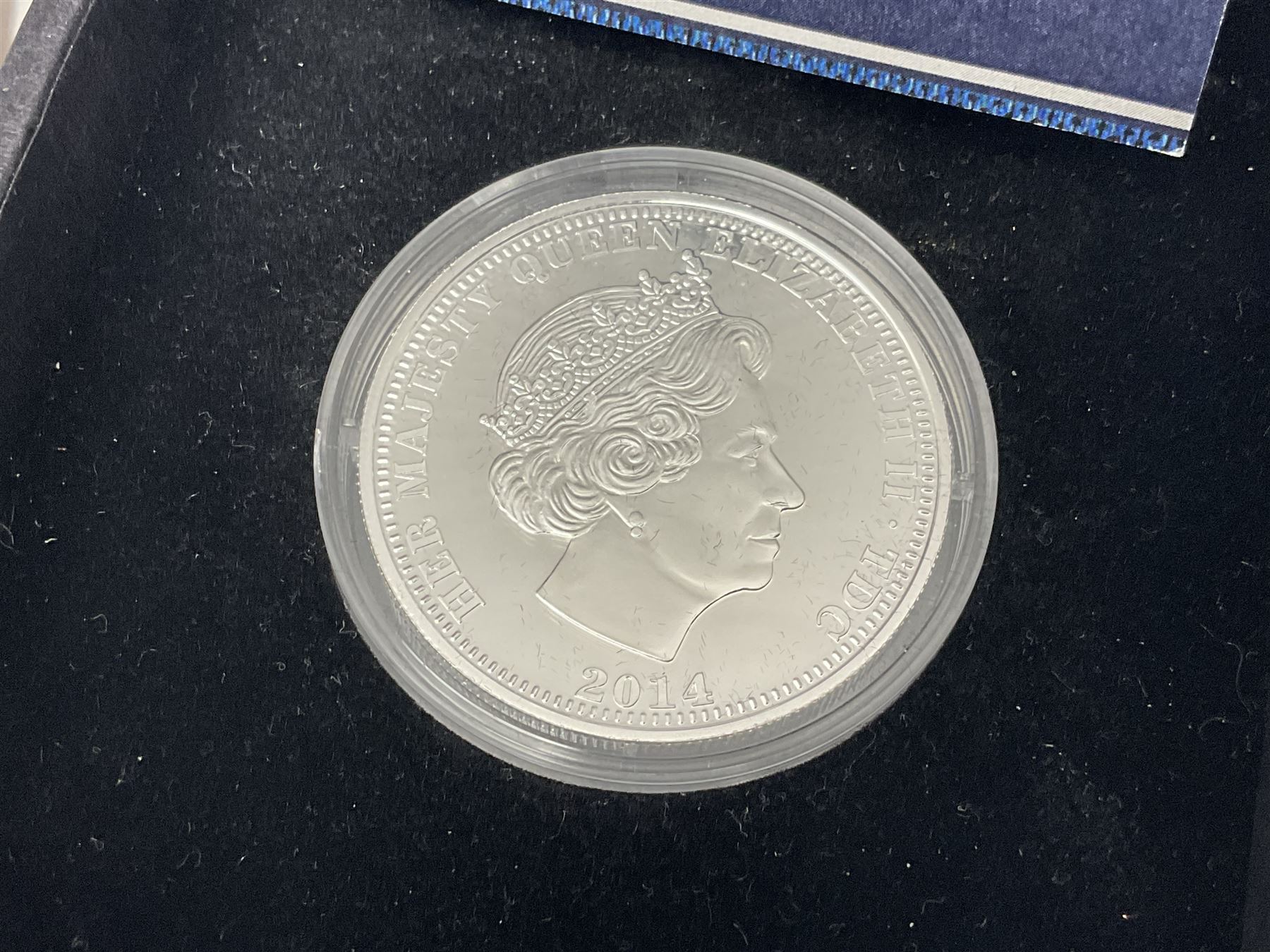 Commemorative Tristan Da Cunha coins including 2013 'The 60th Anniversary of the Coronation of Queen Elizabeth II Pure Silver Crown Set' cased with certificate,  2014 'World War I Silver Commemorative' one crown cased with certificate, 9ct gold 2012 half crown approximately 1 gram etc