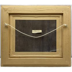 James William Booth (Staithes Group 1867-1953): Harvest Time with Children in the Field, oil on canvas laid on panel signed 30cm x 37cm 
Provenance: exh. Phillips & Sons, The Dower House, Cookham, March '87, label verso