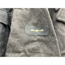 British RAF uniform, including jacket and trousers, modern RAF uniform buttons and a collection of reproduction wartime newspapers