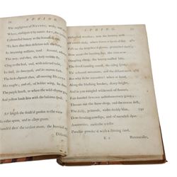 James Thomson; The Seasons a Poem, 1730, printed for J Millan, near Whitehall and A. Millar in the Strand M DCC XXX