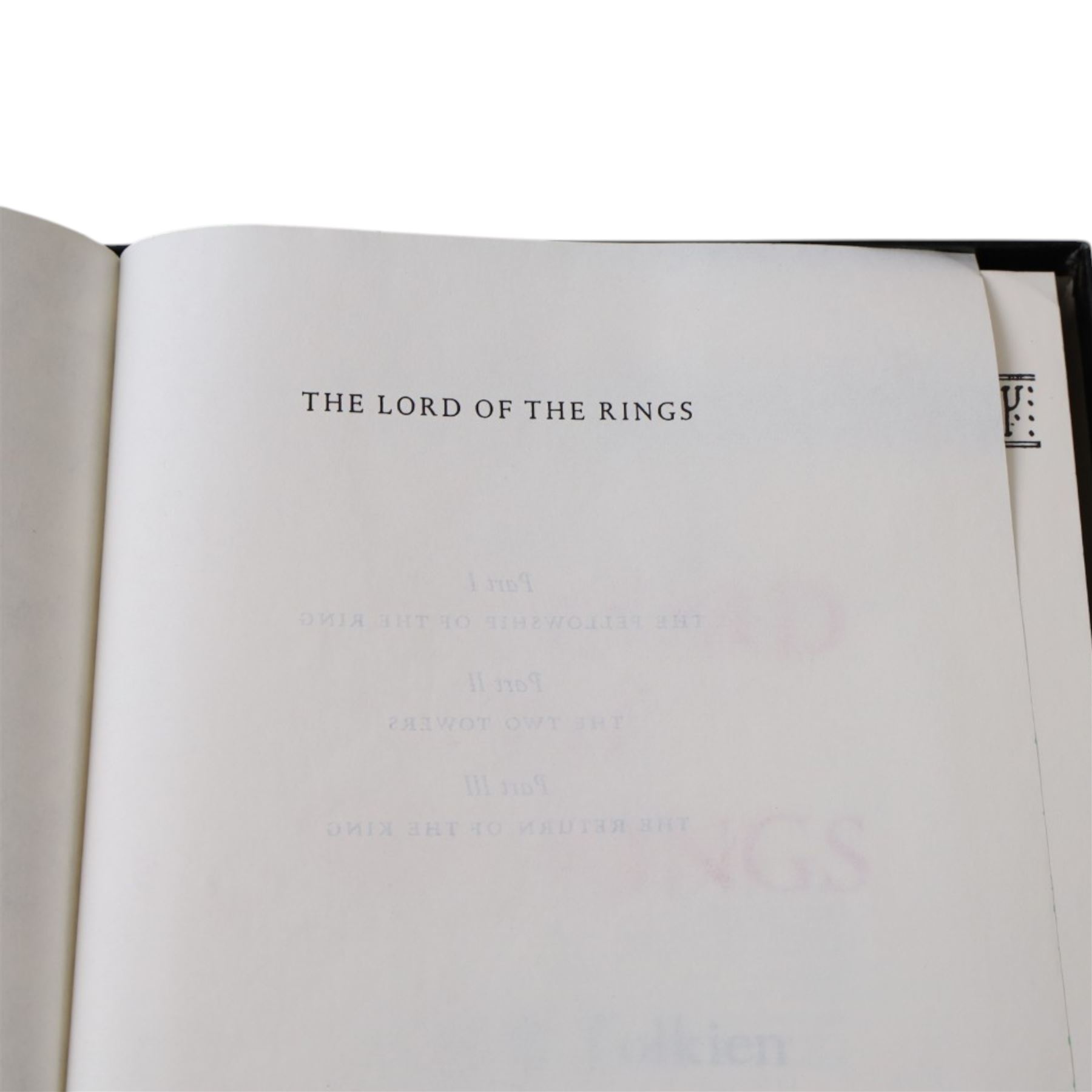 J.R.R Tolkien; Lord of the Rings and Hobbit De Luxe Editions, George Allen and Unwin, London, 1979