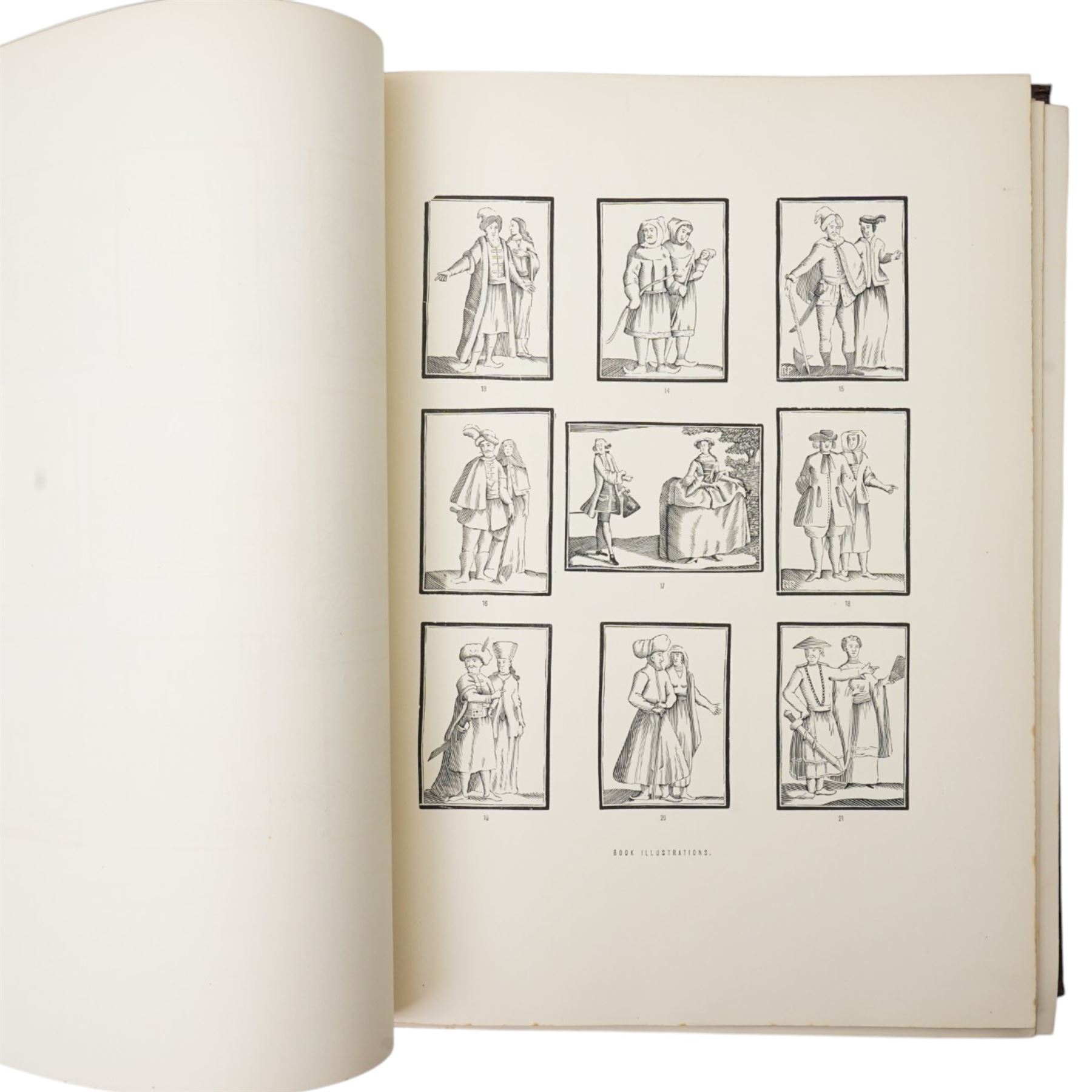 Hugo, Thomas - 'Bewick's Woodcuts impressions of Upwards of Two Thousand Wood-Blocks' published L Reeve & Co 1870 large folio, pebbled maroon cloth with gilt lettering