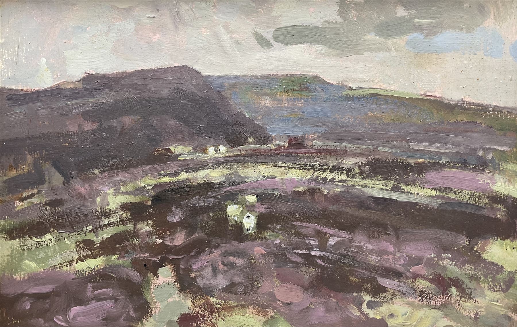 William B Dealtry (British 1915-2007): 'Hole of Horcum' Near Pickering, oil on board, signed and titled verso 40cm x 59cm 
Provenance: direct from the family of the artist.