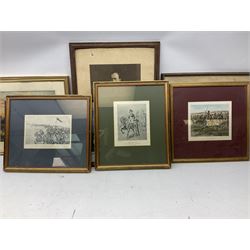 Collection of prints, to include 'Charge of the Mamelukes at the Battle of Austerlitz', 'Marshal Michel', 'Vive L' Empereur' etc (11)