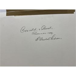 Ernest Charles Simpson (British 1915-2007): Landscapes and Still Life, six watercolours signed, many titled verso 27cm x 37cm (6)