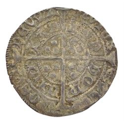 Edward III hammered silver groat coin, fourth coinage (1351-1377)