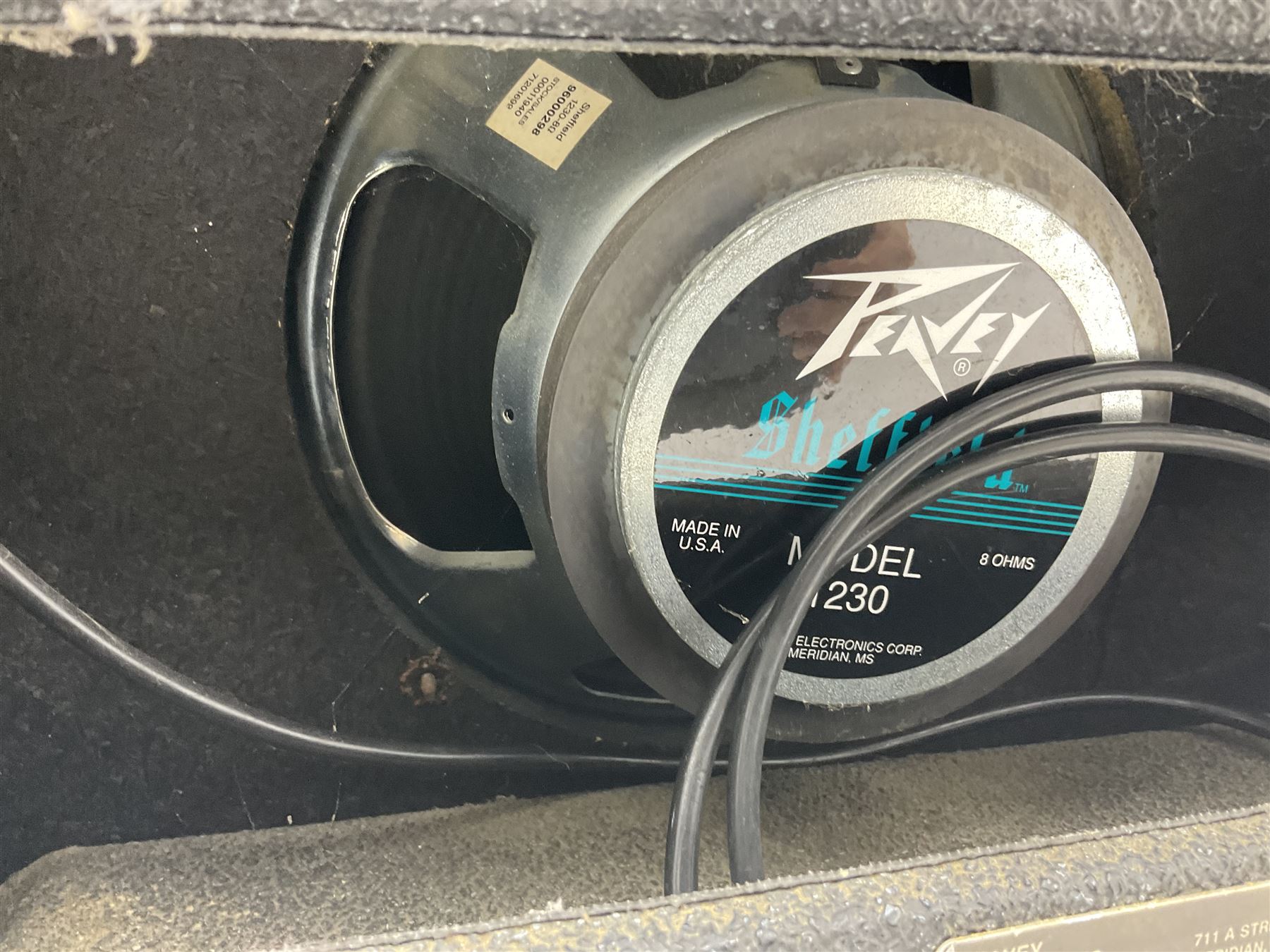 Peavey Bandit 112 amplifier, serial no. 00-06644484, L55cm