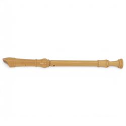German-Erich Hellinger baroque treble recorder,  three part instrument in a soft case.