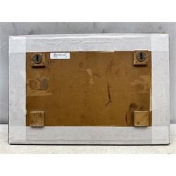 Carington Bowles (British 1724-1793) after John Cleveley the Younger (British 1747-1786) : 'A View of His Majesty's Dock Yard at Deptford', hand-coloured engraving pub. 1772, 24cm x 41cm 