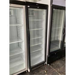  Interlevin SC381 left handle glass door fridge - THIS LOT IS TO BE COLLECTED BY APPOINTMENT FROM DUGGLEBY STORAGE, GREAT HILL, EASTFIELD, SCARBOROUGH, YO11 3TX