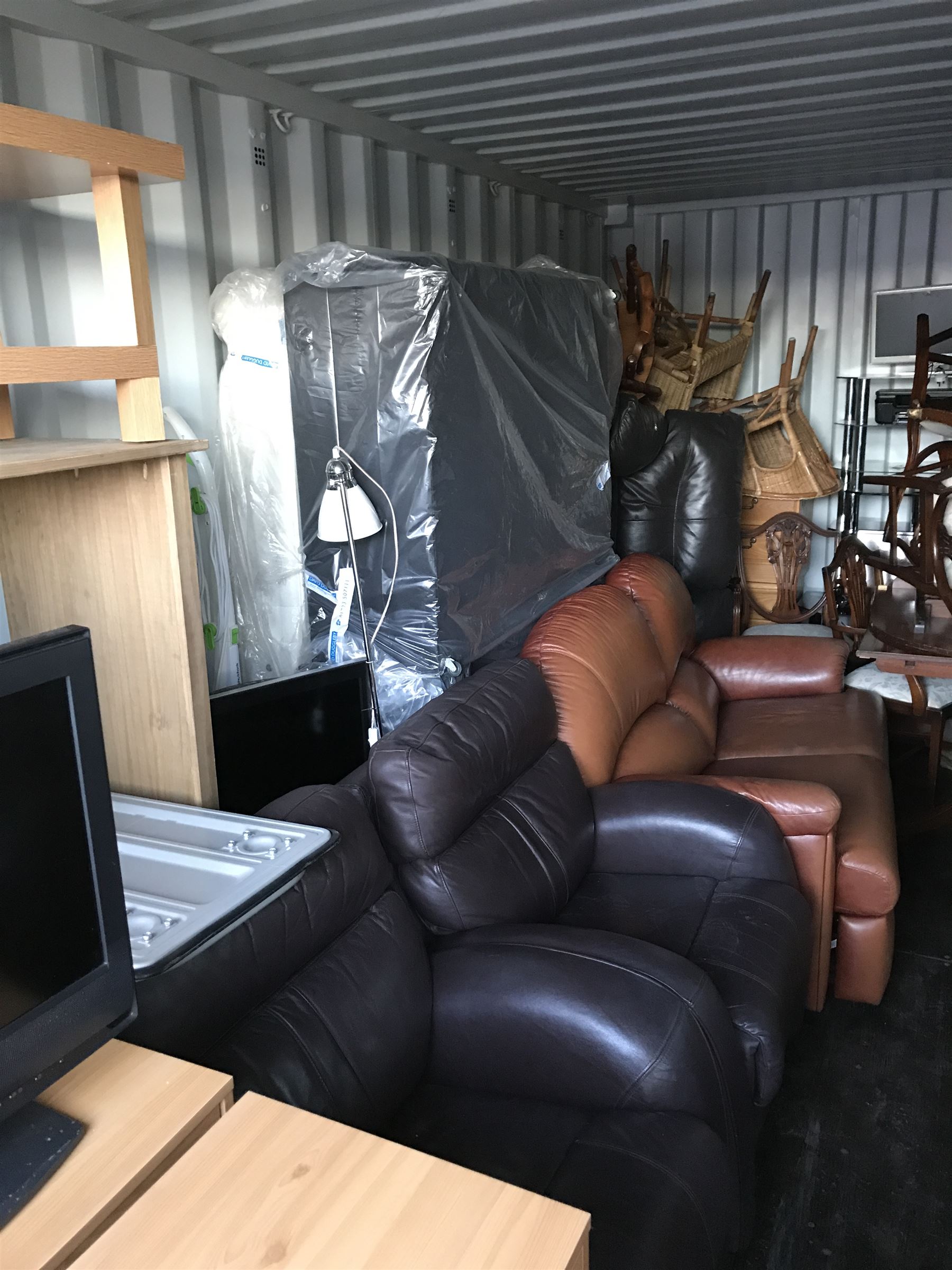 Container Contents Auction - entire container contents to include washing machine, sofas and chairs, pine chest, chairs, and much more. Location: Duggleby Storage, Scarborough Business Park YO11 3TX Viewing: Strictly by appointment call 01723 507111. Please note: all contents must be removed by Friday 26th February, items not collected by this time will be disposed of or resold on behalf of David Duggleby Ltd. This does not include the container.