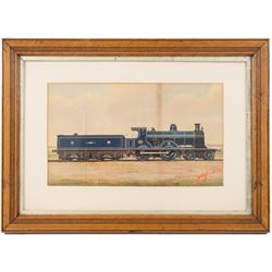 After Edwin Thomas Rudd (British 1861-1940): An East Coast Flier, Great Western Railway no. 3047 'Lord of the Isles', Midland Railway no. 116 and Caledonian Railway no. 769, four coloured prints max 21.5cm x 37.5cm (4)