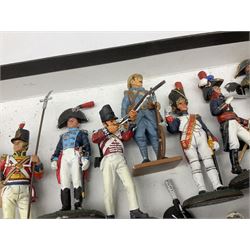 Thirty seven del Prado military figurines, foot soldiers including including Napoleonic War, WW2 etc