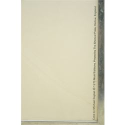 After Michael English (British 1941-2009): Coke Bottle Top Trademark, colour pop-art poster pub. 1970, 89cm x 61cm