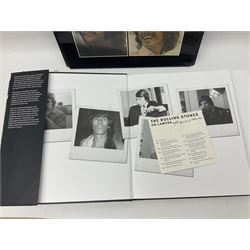 Beatles 'Get Back' book; The Rolling Stones on Camera of Guard with DVD by Mark Hayward; Black Vinyl White Powder by Simon Napier-Bell