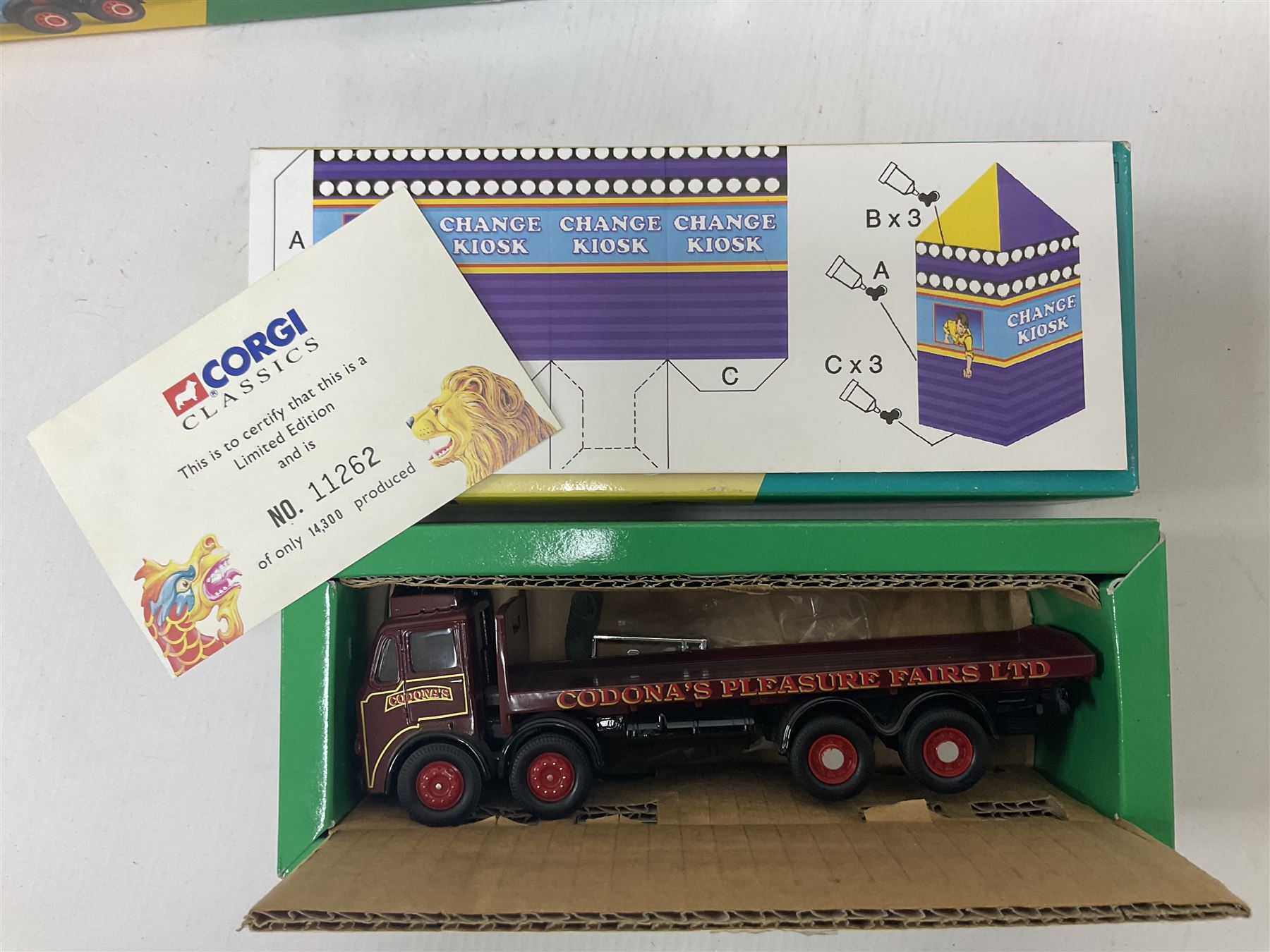 Corgi Showman’s Range - eleven 1:50 scale die-cast models comprising 12601, 14101, 15901, 16101, two 16501, 21701, 24401, 24801, 27602 and 27801, all boxed with paperwork 