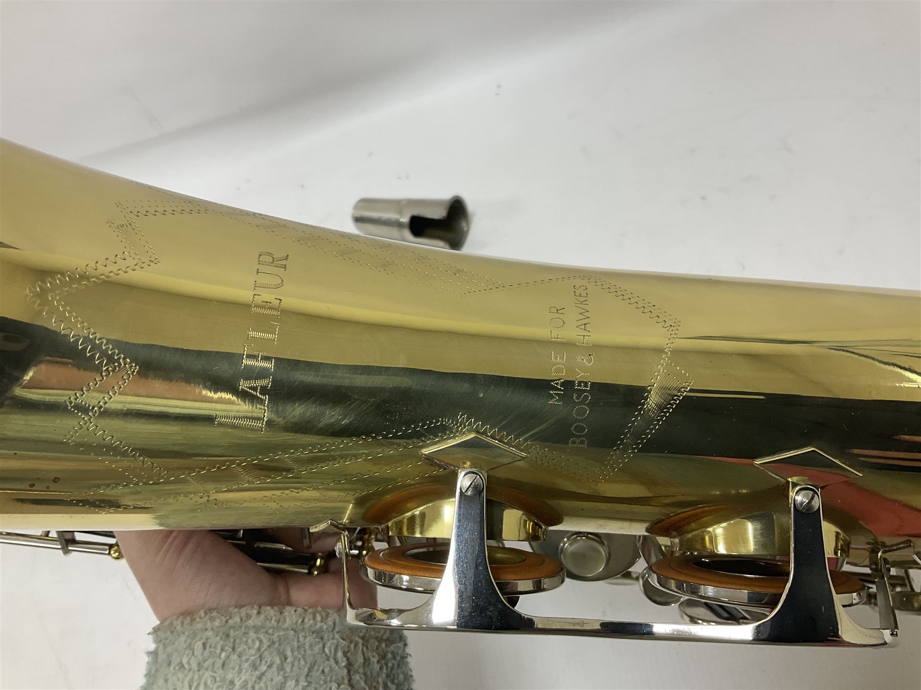 Lafleur by Boosey & Hawkes student tenor saxophone in fitted case with accessories, built in Czechoslovakia
 