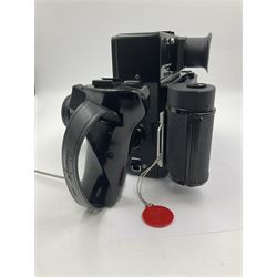 Mamiya Universal camera body, serial no. A87210, with 'Mamiya - Sekor P 1:4.7 f=127mm' lens, serial no. 31476 and Mamiya 6x9 roll film adapter