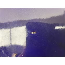 Royal Doulton toby jug of Winston Churchill H23cm and large character jug of Falstaff; together with four collector's plates by Royal Crown Derby, Royal Worcester and Limoges (6)