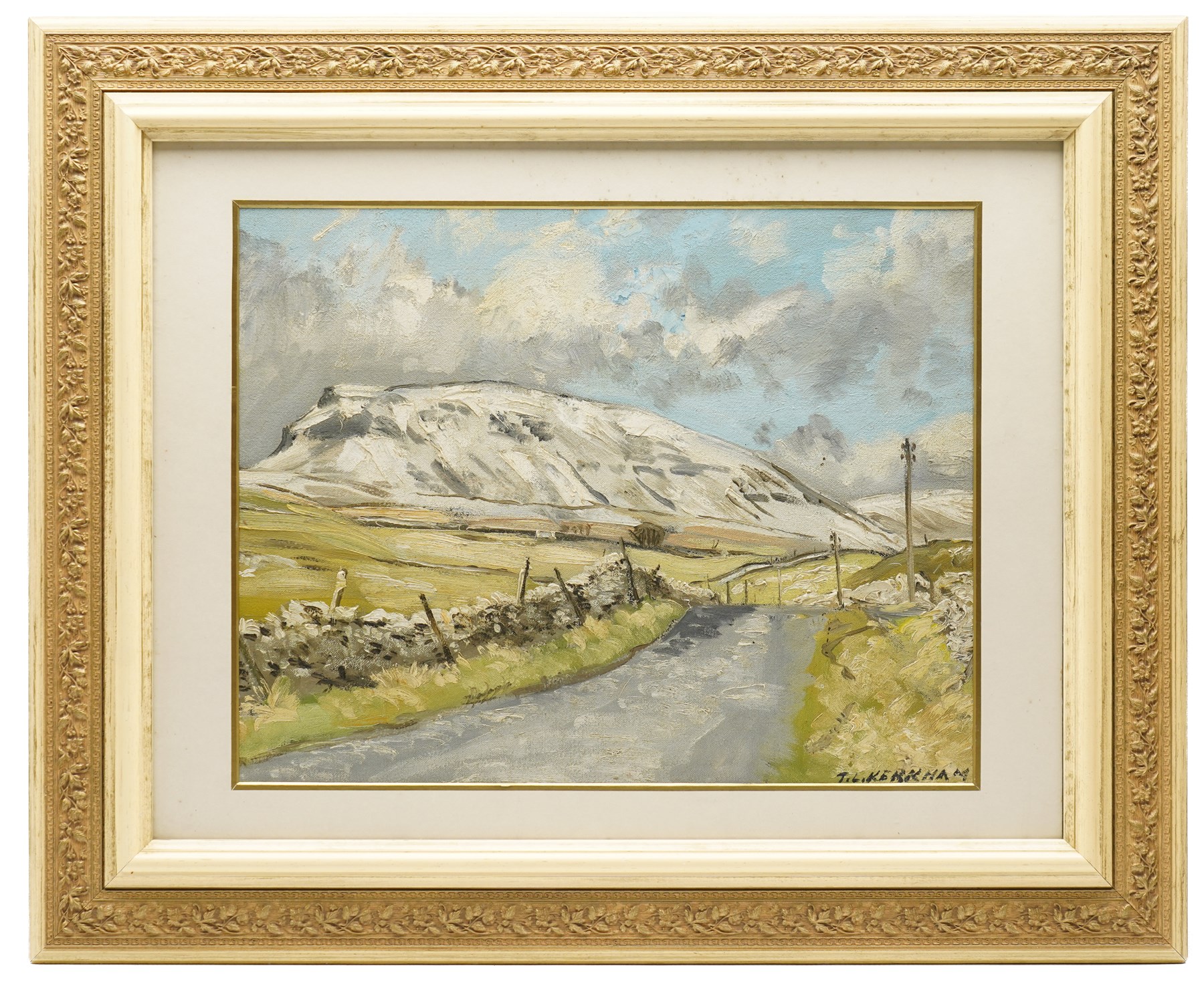 Thomas Leslie Kerkham (Yorkshire 1918-1986): The Rolling Hills of the Dales, two oils on canvas signed max 50cm x 75cm (2)