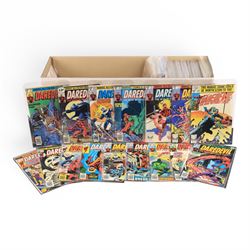 Marvel Bronze Age 'Daredevil' comic books, spanning years 1973-1989, comprising issues #99...