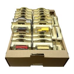 Approximately eighty boxed diecast model vehicles, mostly Lledo days gone, in one box
