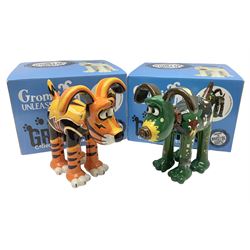Wallace & Gromit - Gromit Unleashed: two Aardman Animations The Grand Appeal 'Gromit Unleashed' figures comprising Grrrrromit and Creature Comforts, both with boxes
