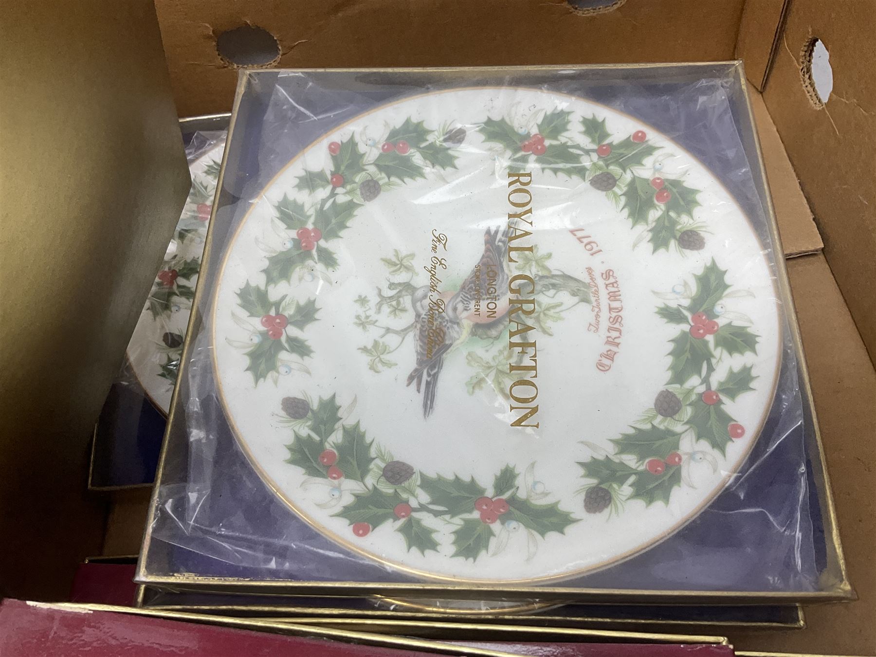 Collection of Wedgwood Jasperware, to include candy box with lid, miniature vase, trinket dishes, together with other collectables in six boxes 