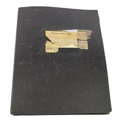 Wood & Sons Ltd Burslem pattern book, late 20th century, designs in colour and black and w...