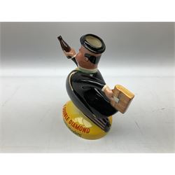Beswick 'Double Diamond Works Wonders' advertising decanter in the form of a business man with briefcase and bottle, with impressed and printed marks beneath