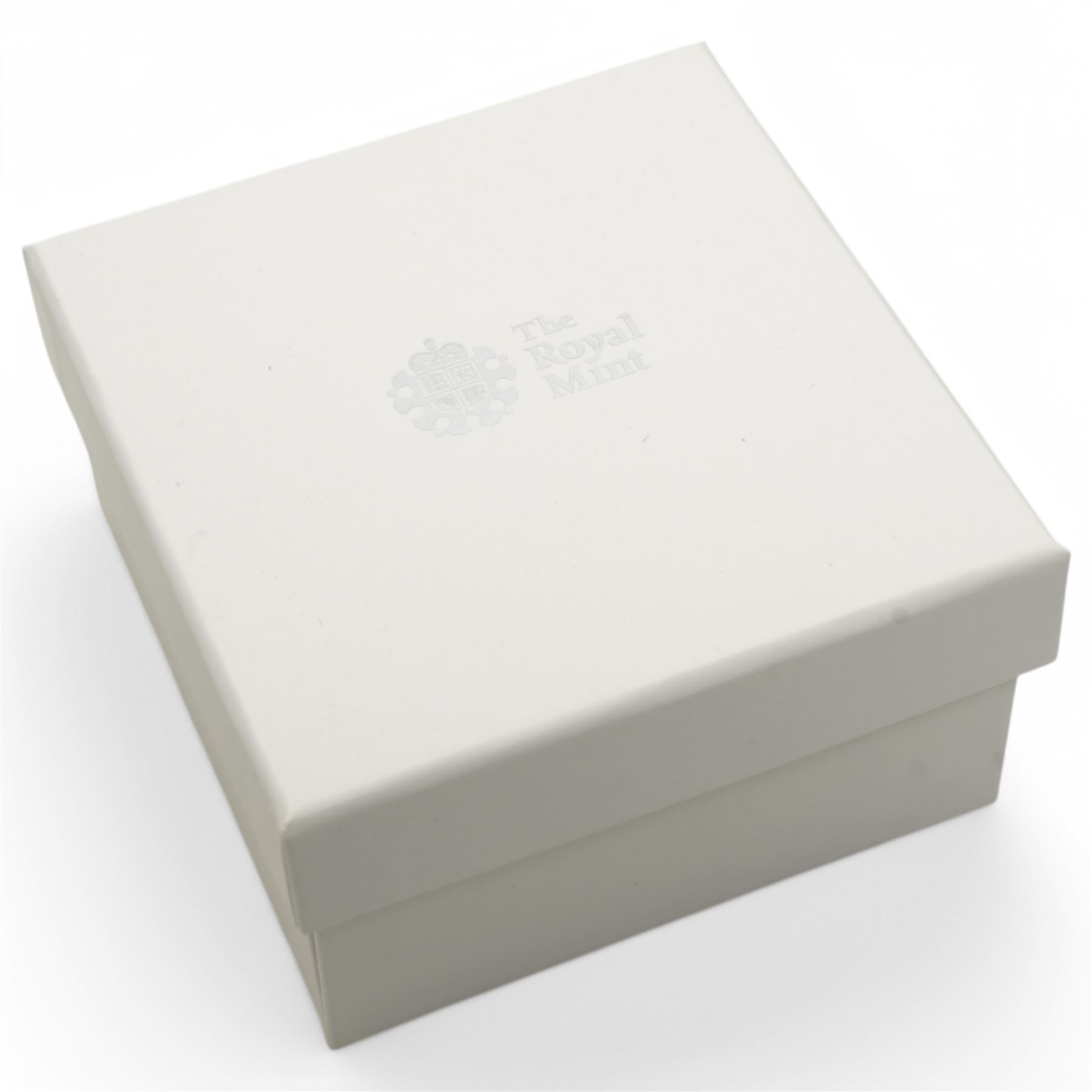 Four The Royal Mint United Kingdom silver proof five pound coins, comprising 2013 'The Christening Of HRH Prince George Of Cambridge', 2013 'The Royal Birth', 2014 'The First Birthday Of HRH Prince George Of Cambridge' and 2018 'Four Generations of Royalty', all cased with certificates